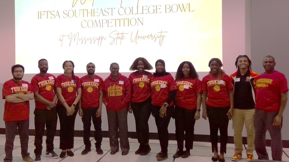 TU Team and Support at 2025 IFTSA, SE Region College Bowl, Mississippi State University, Mar 22
