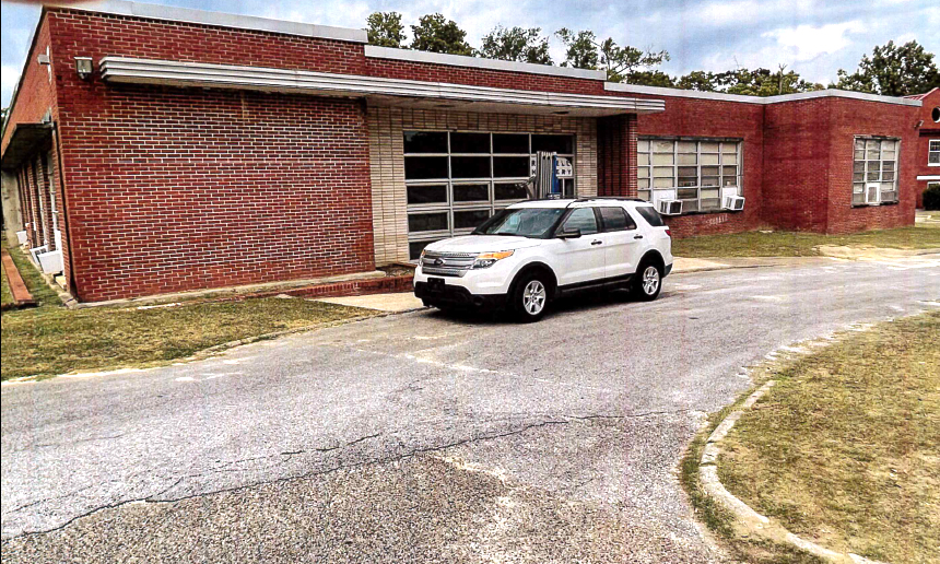 Picture of the front of the Russell Nursery building