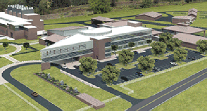 Rendering of proposed New Small Animal Hospital