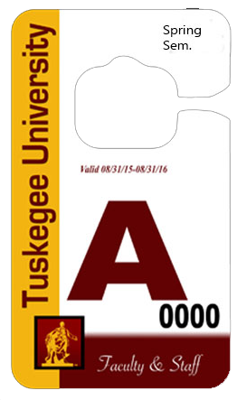 Parking decal image