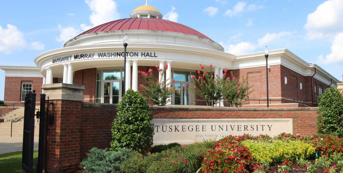Margaret Murray Washington Hall on the campus of Tuskegee University