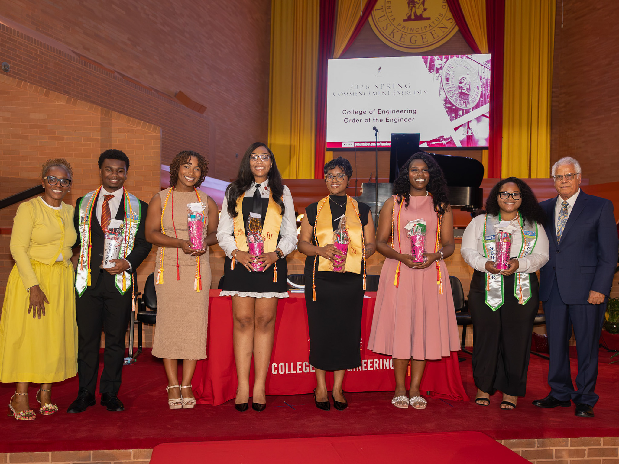 College of Engineering ceremony participants