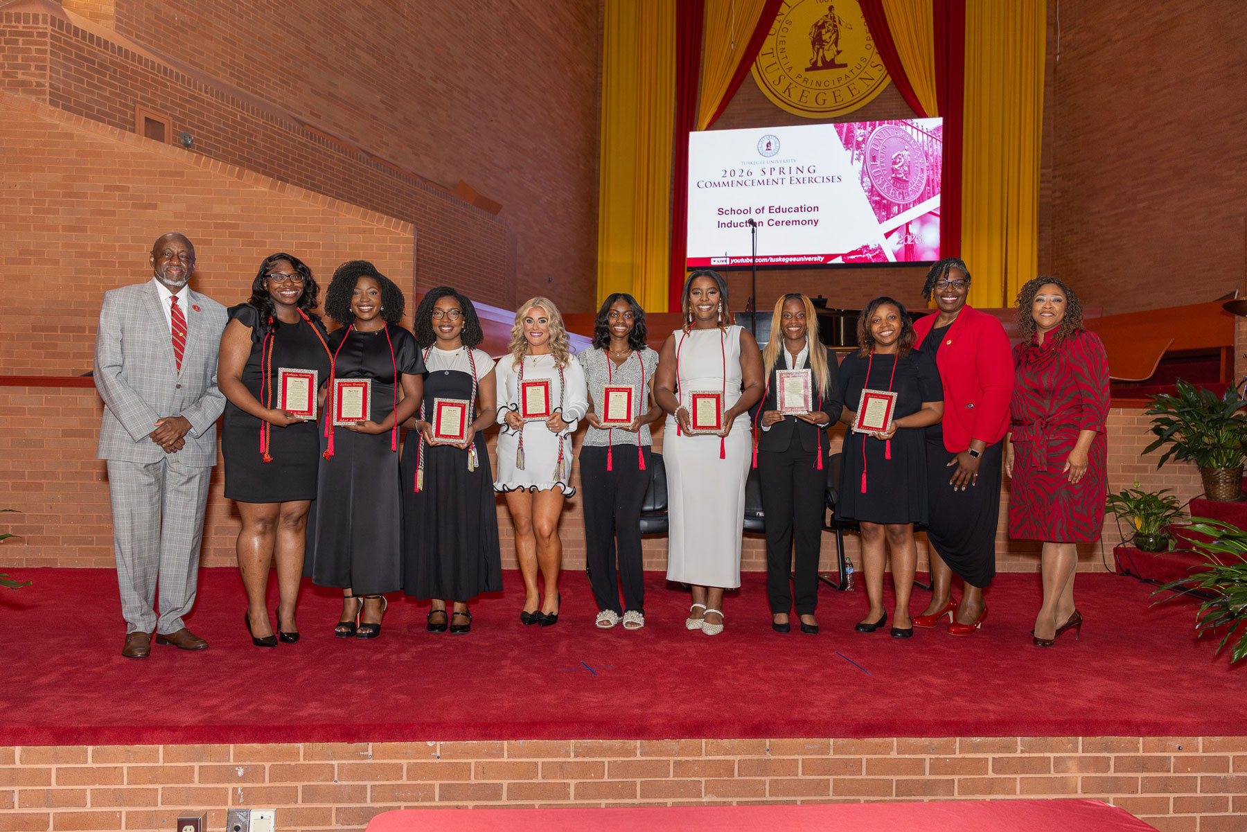 School of Education Induction ceremony participants
