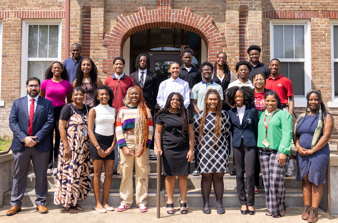 Aedon Linton, student and Dr. Carla Robinson, TSCAS Assistant Professor
