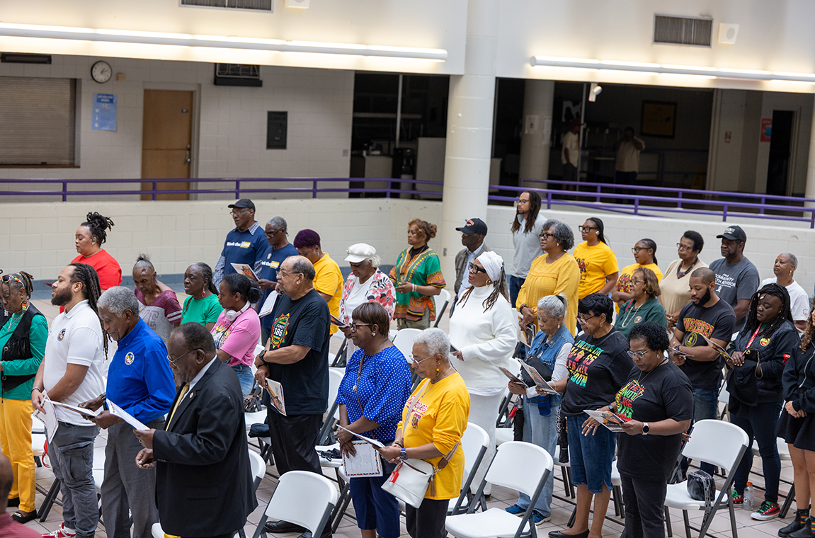 Audience at Juneteenth 2026 celebration