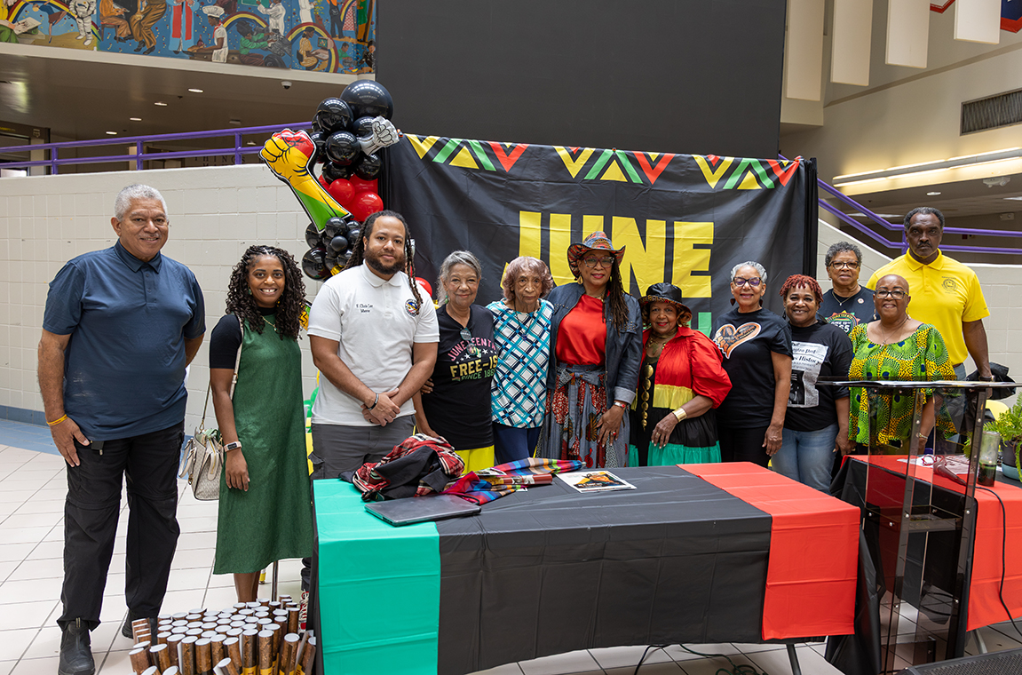 Juneteenth 2026 celebration participants and community leaders