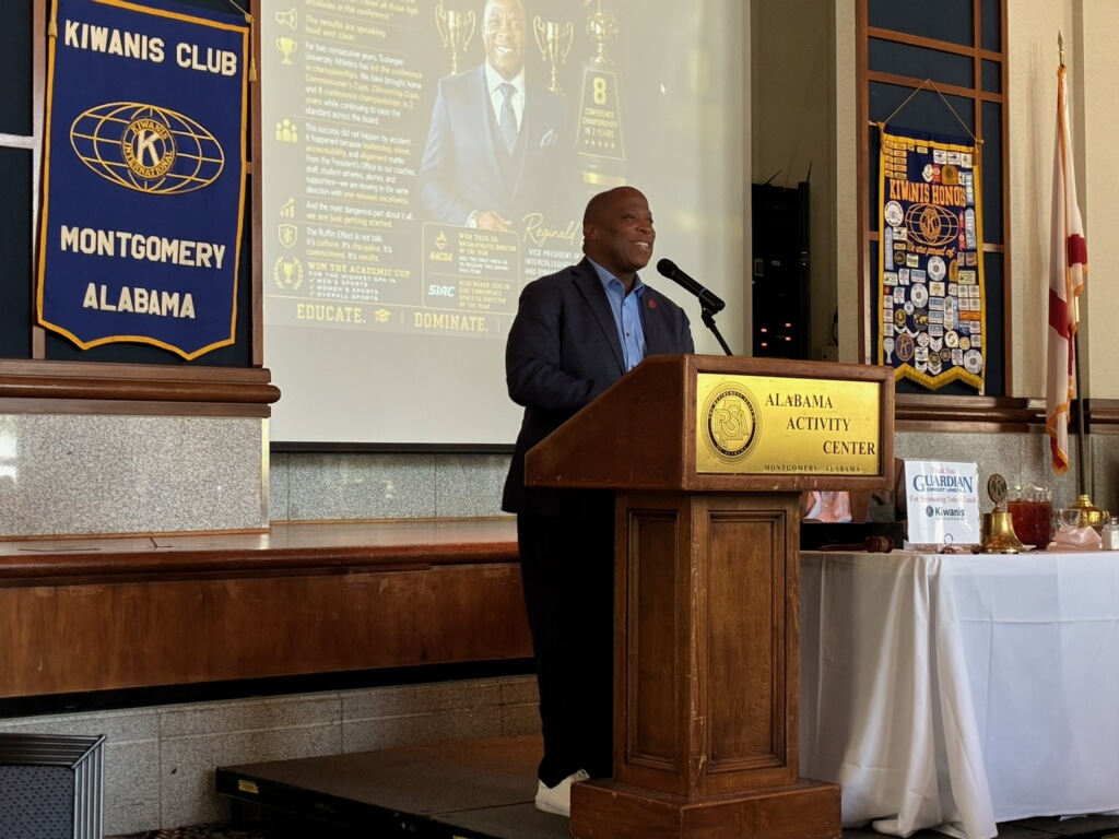Reginald Ruffin at The Kiwanis Club of Montgomery