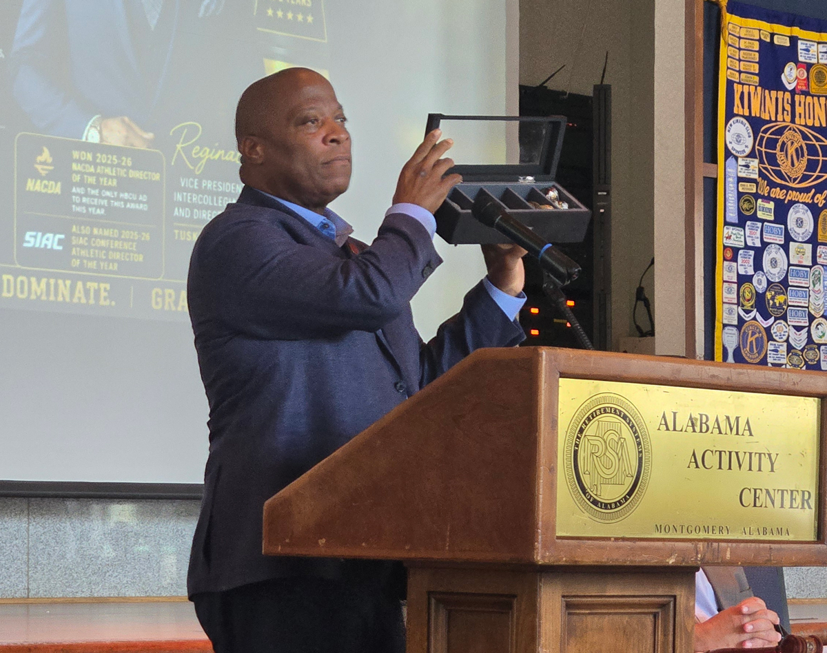 Reginald Ruffin at The Kiwanis Club of Montgomery