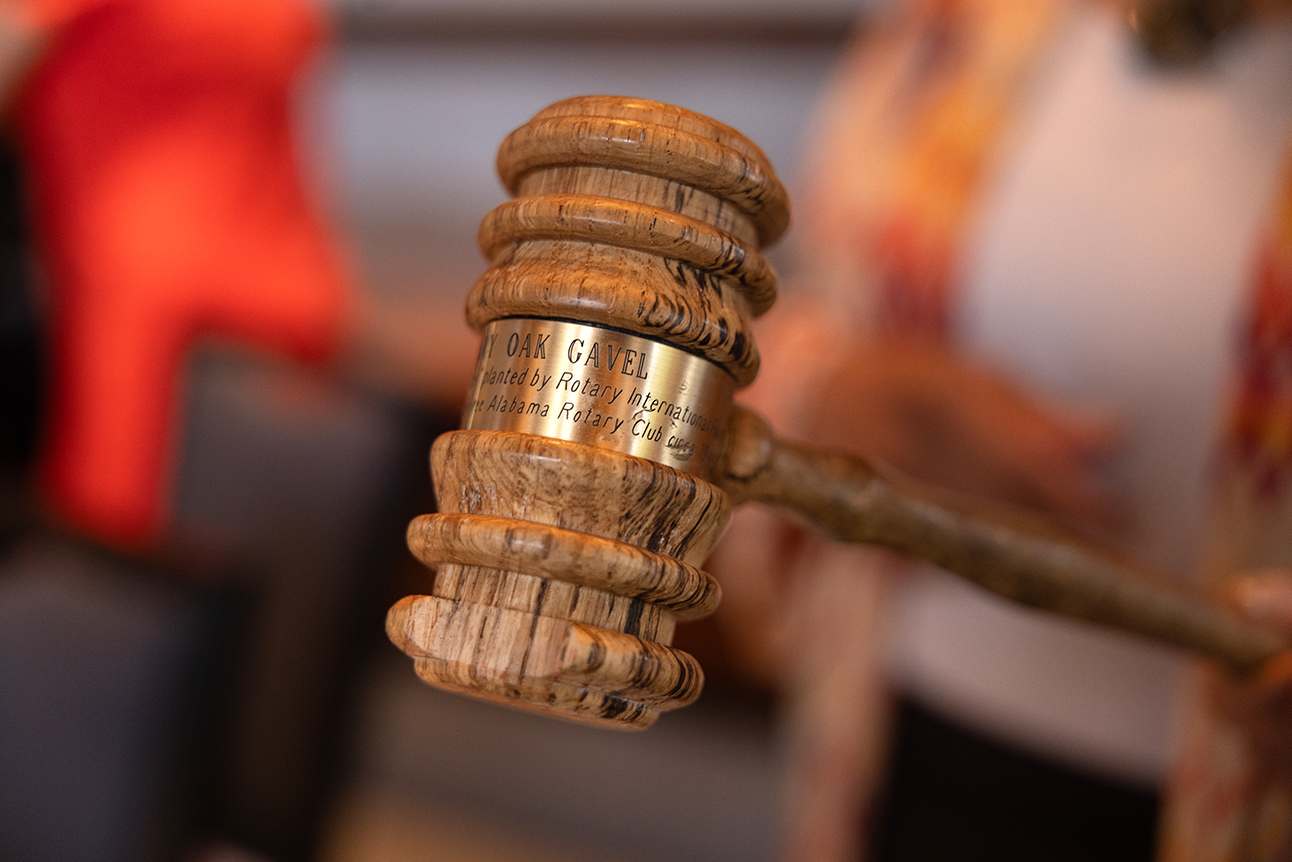 Rotary Club gavel