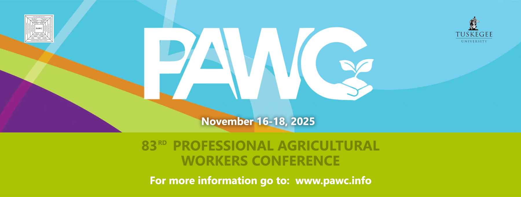 Graphic announcing the PAWC conference