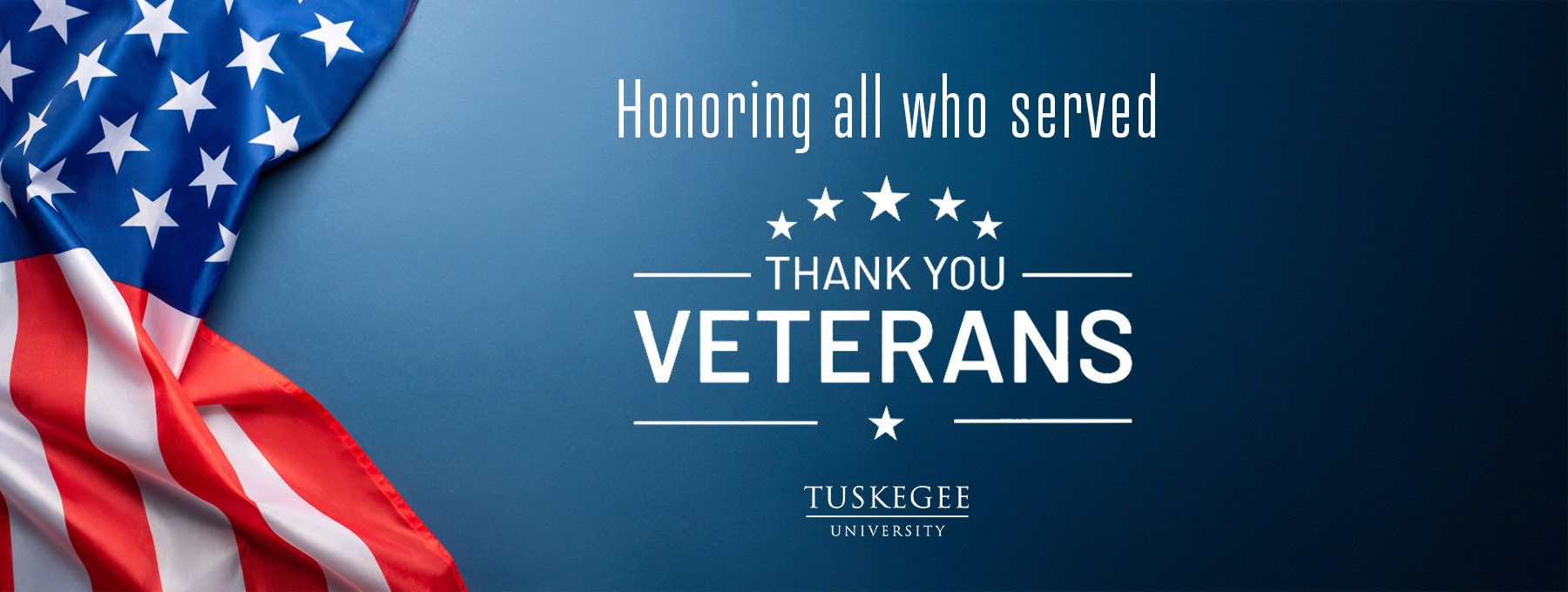 Graphic honoring our Veterans