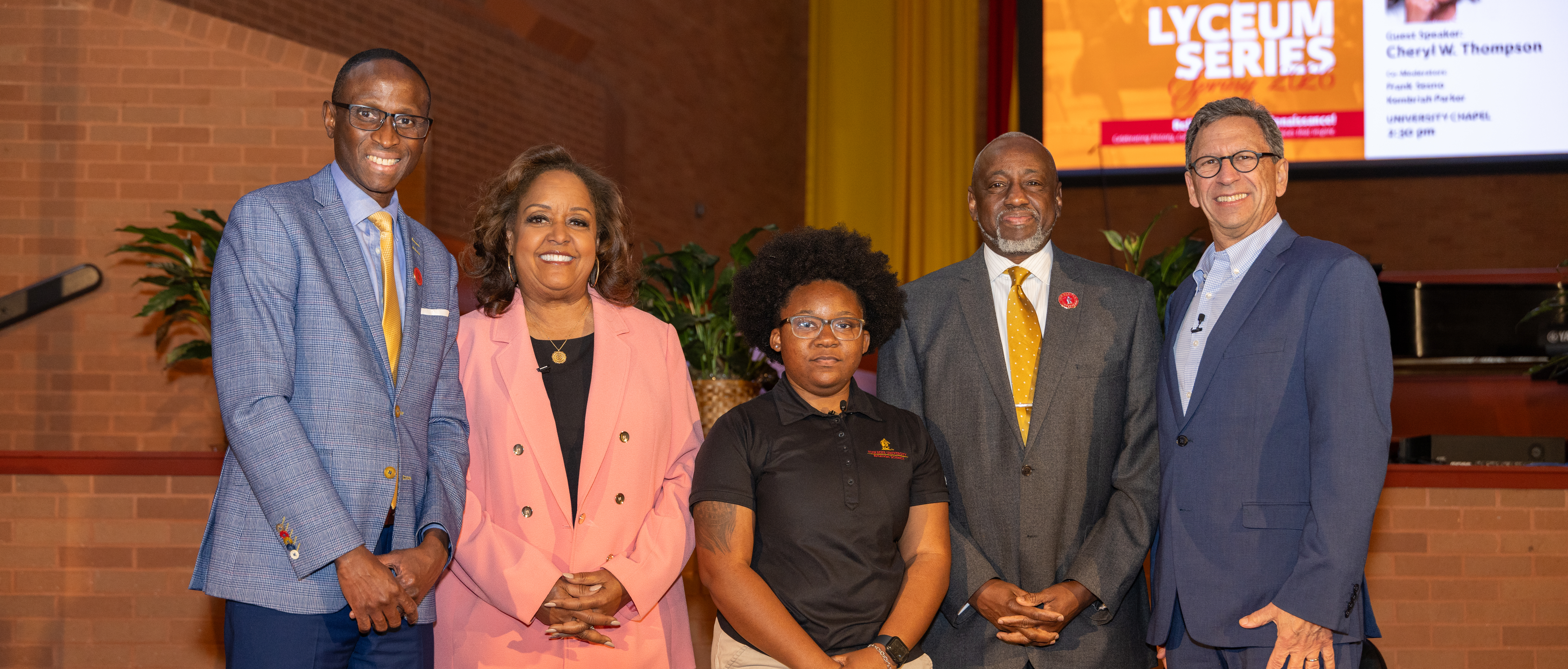 Lyceum Series speaker and platform guests