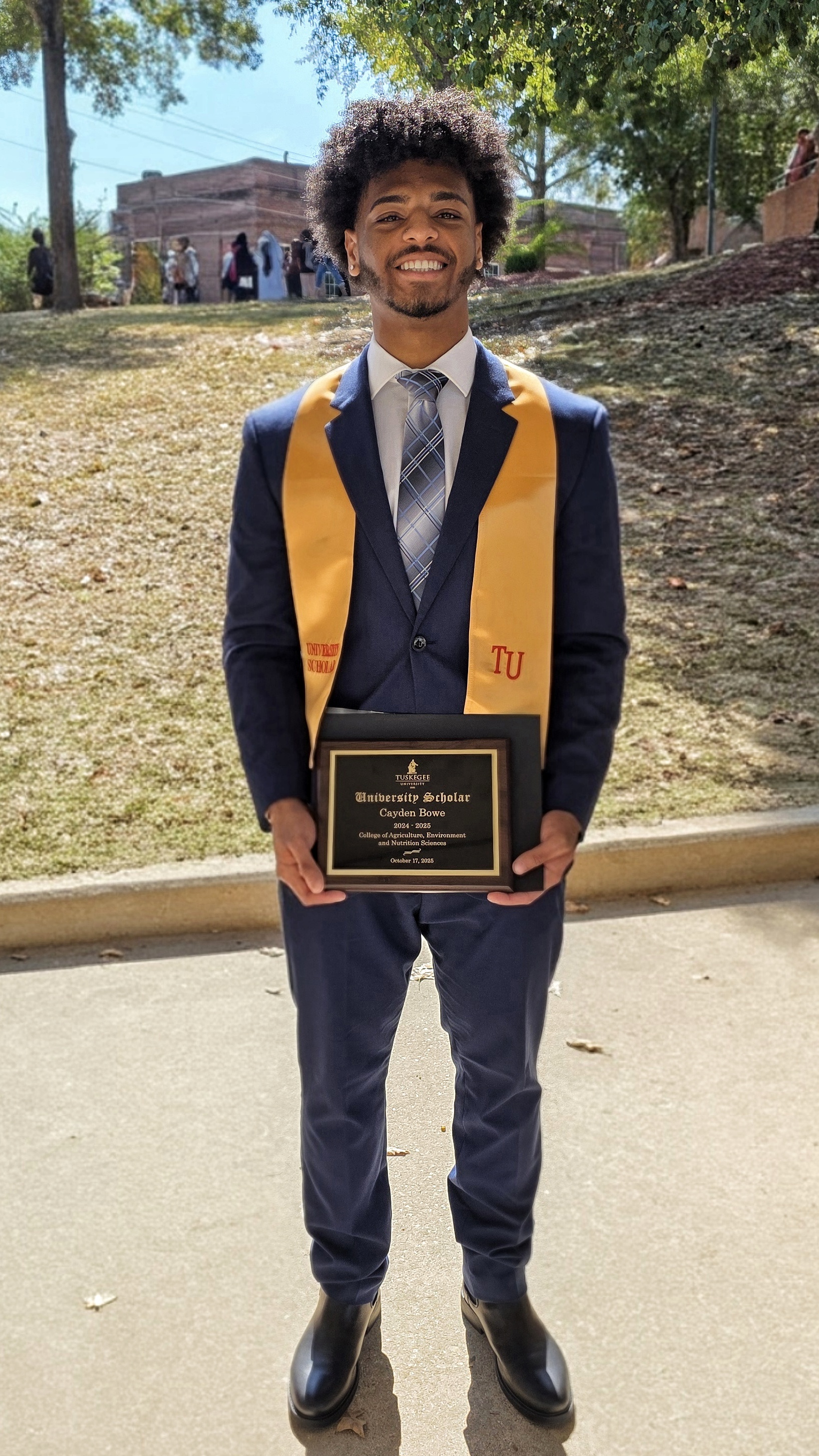 Cayden Bowe, Tuskegee University Food and Nutrition Science student