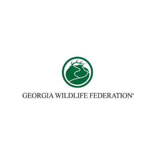 Georgia Wildlife Federation logo with a green circular deer emblem above the organization name.