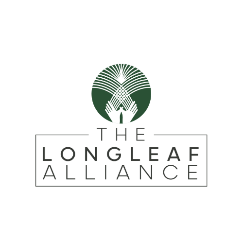 The Longleaf Alliance logo with stylized longleaf pine needles above two hands.