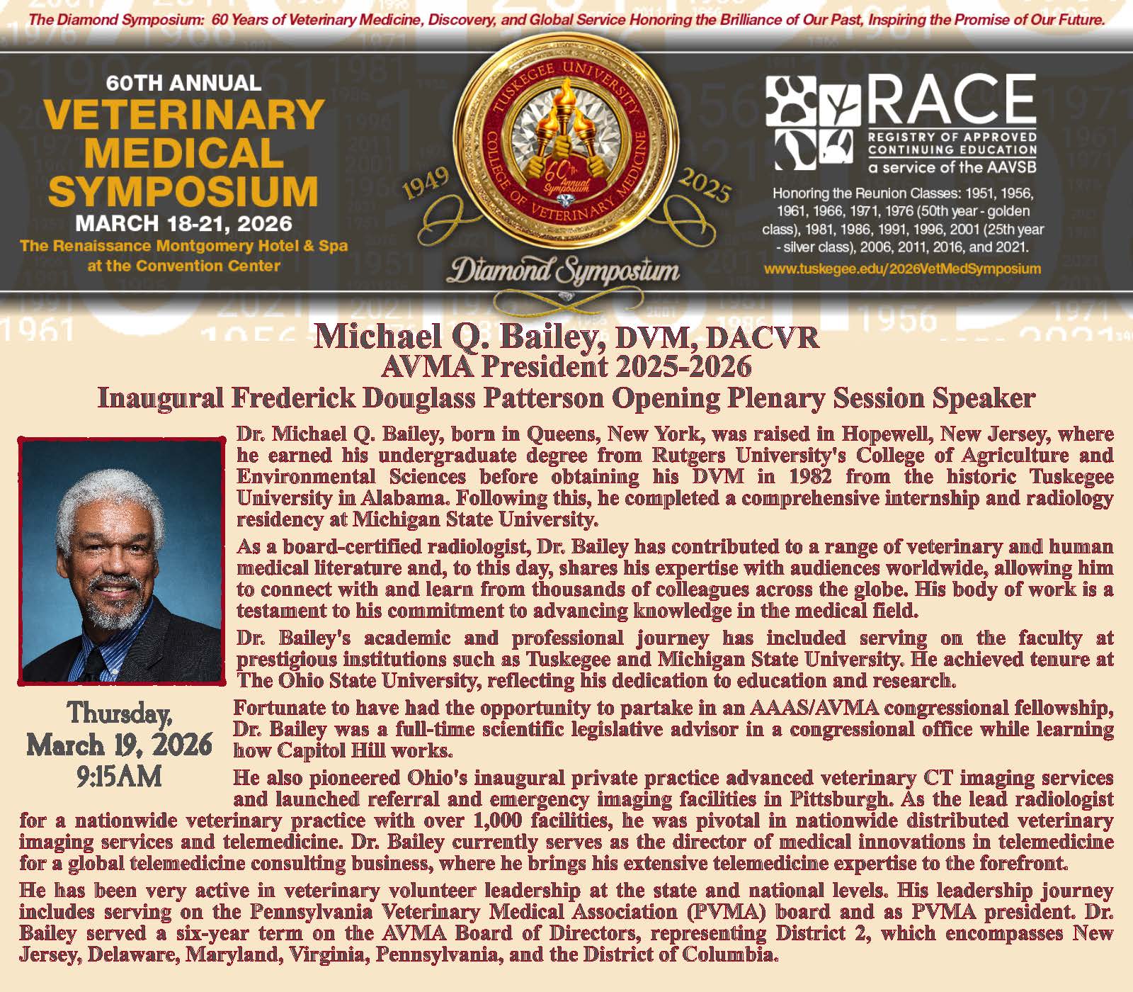 Dr. Bailey 2026 Symp Speaker