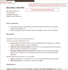 Resume template 2