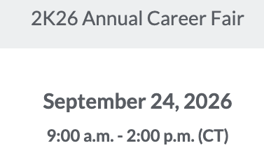 Fall Career Fair 2026