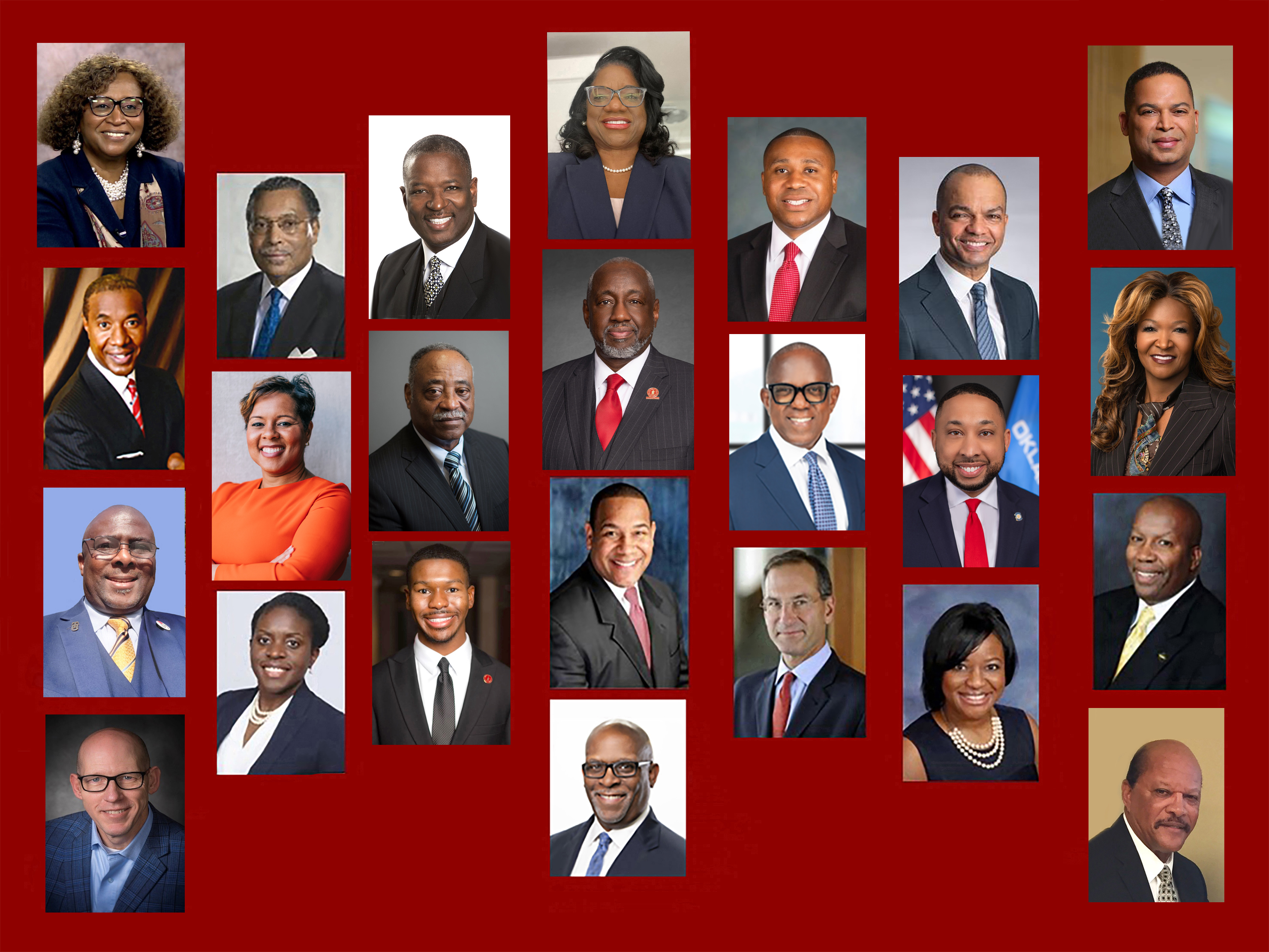 A collage of the Tuskegee University Board of Trustees