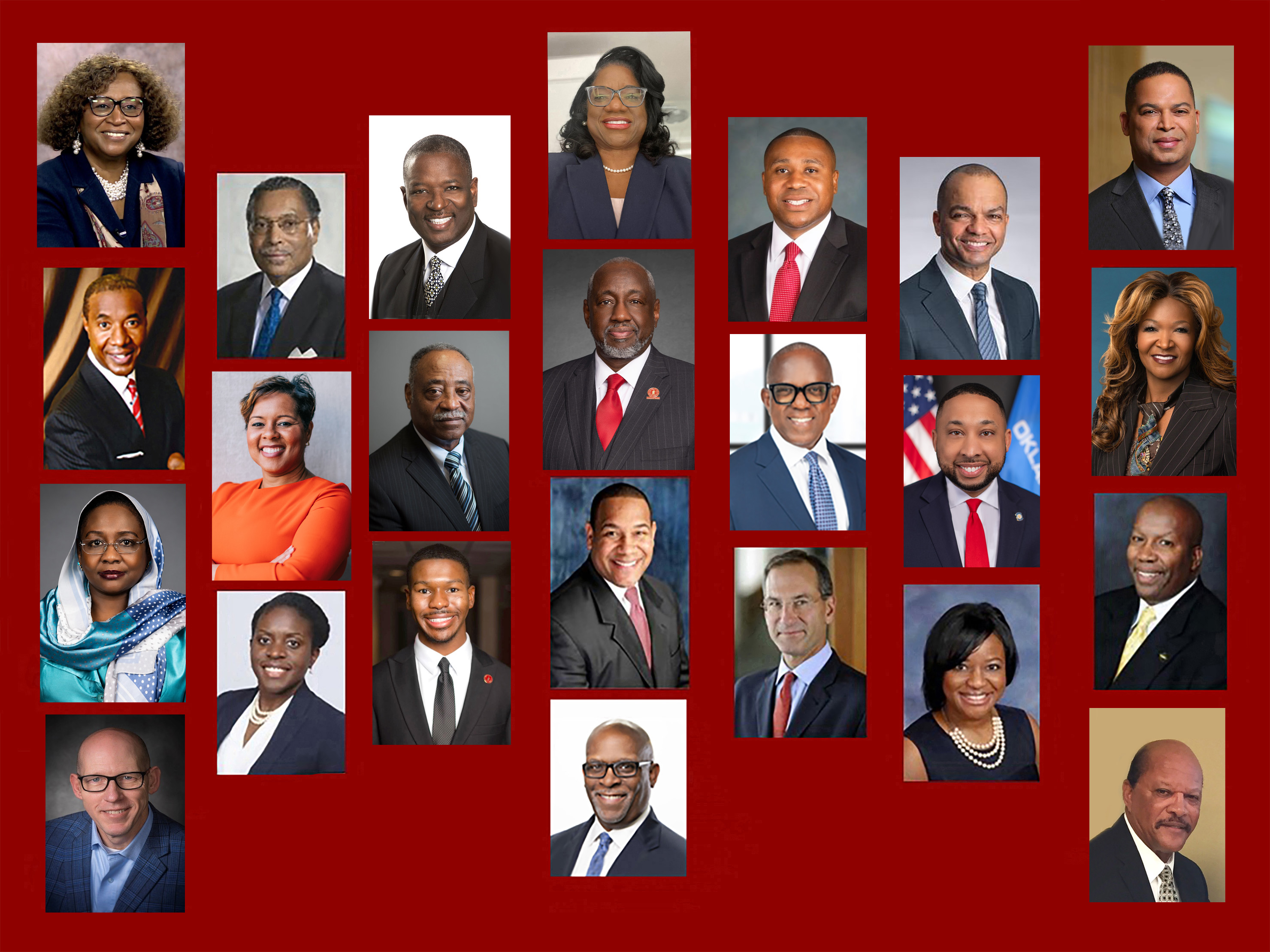 A collage of the Tuskegee University Board of Trustees