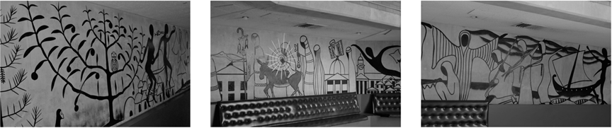 Paintings done by Edward L. Pryce located in the TU Chapel