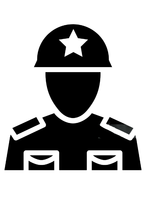Teacher at blackboard icon
