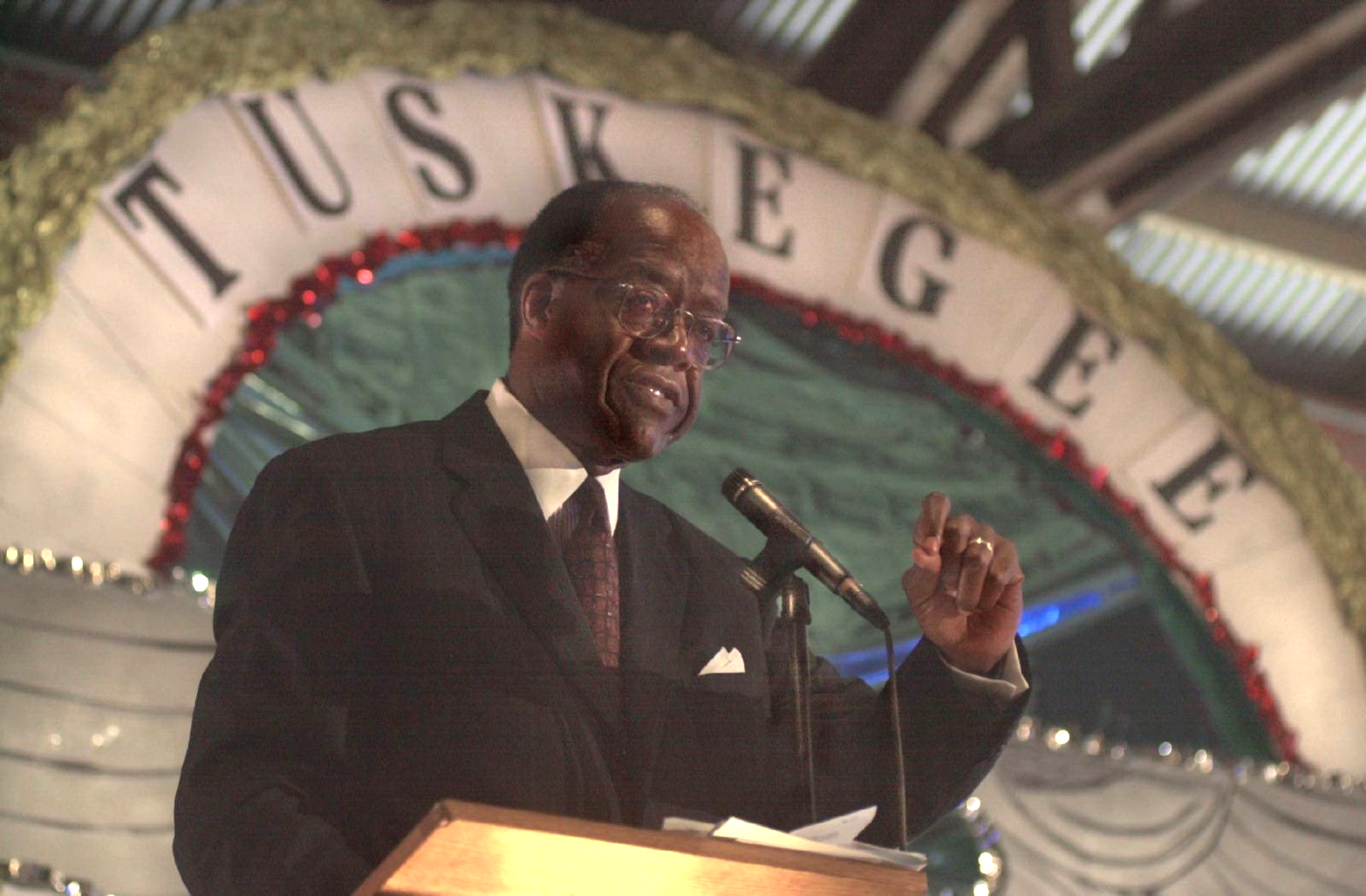 Dr. Benjamin F. Payton at podium