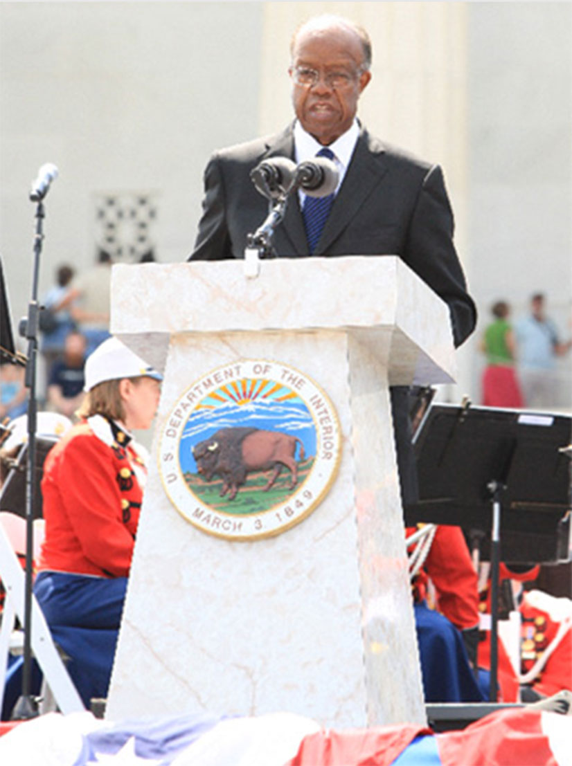 Dr. Benjamin F. Payton speaks at Lincoln Memorial Rededication May 30, 2009
