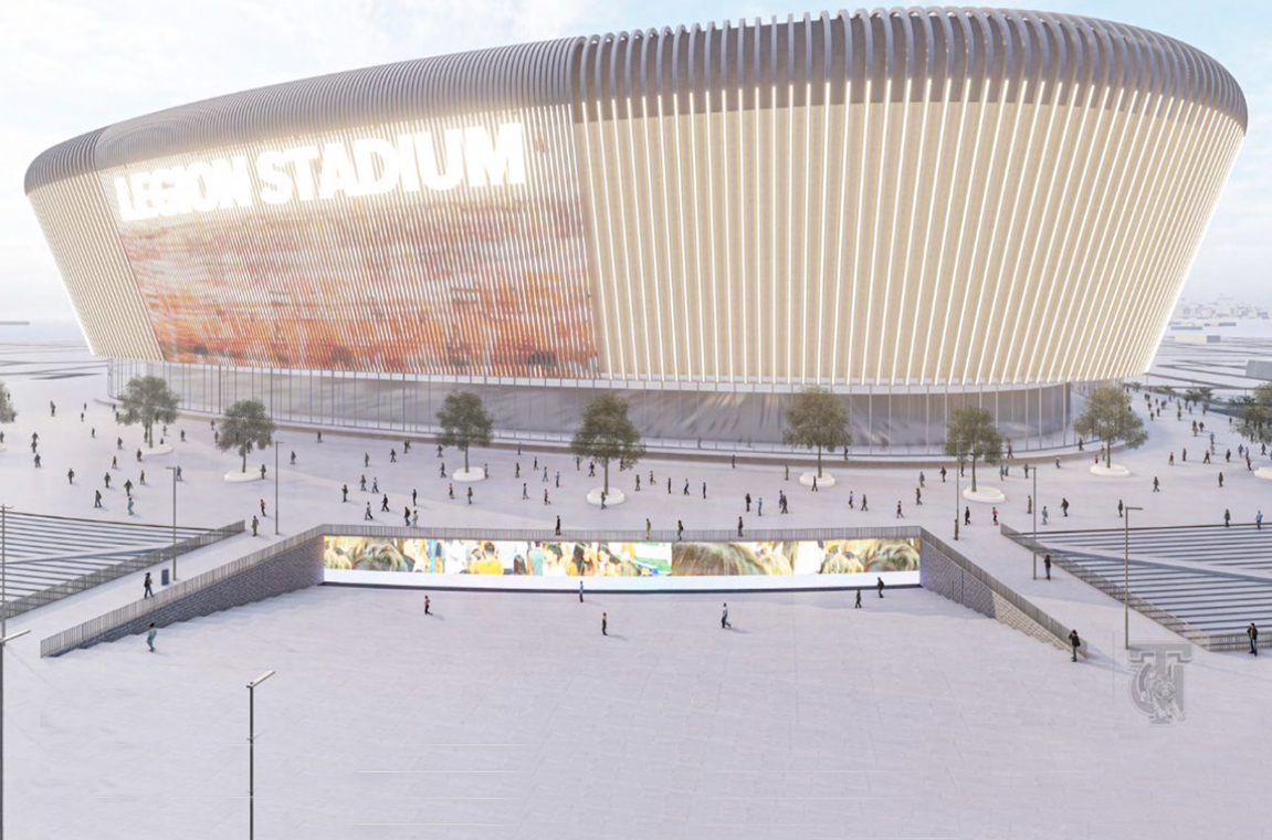 Stadium designed by students