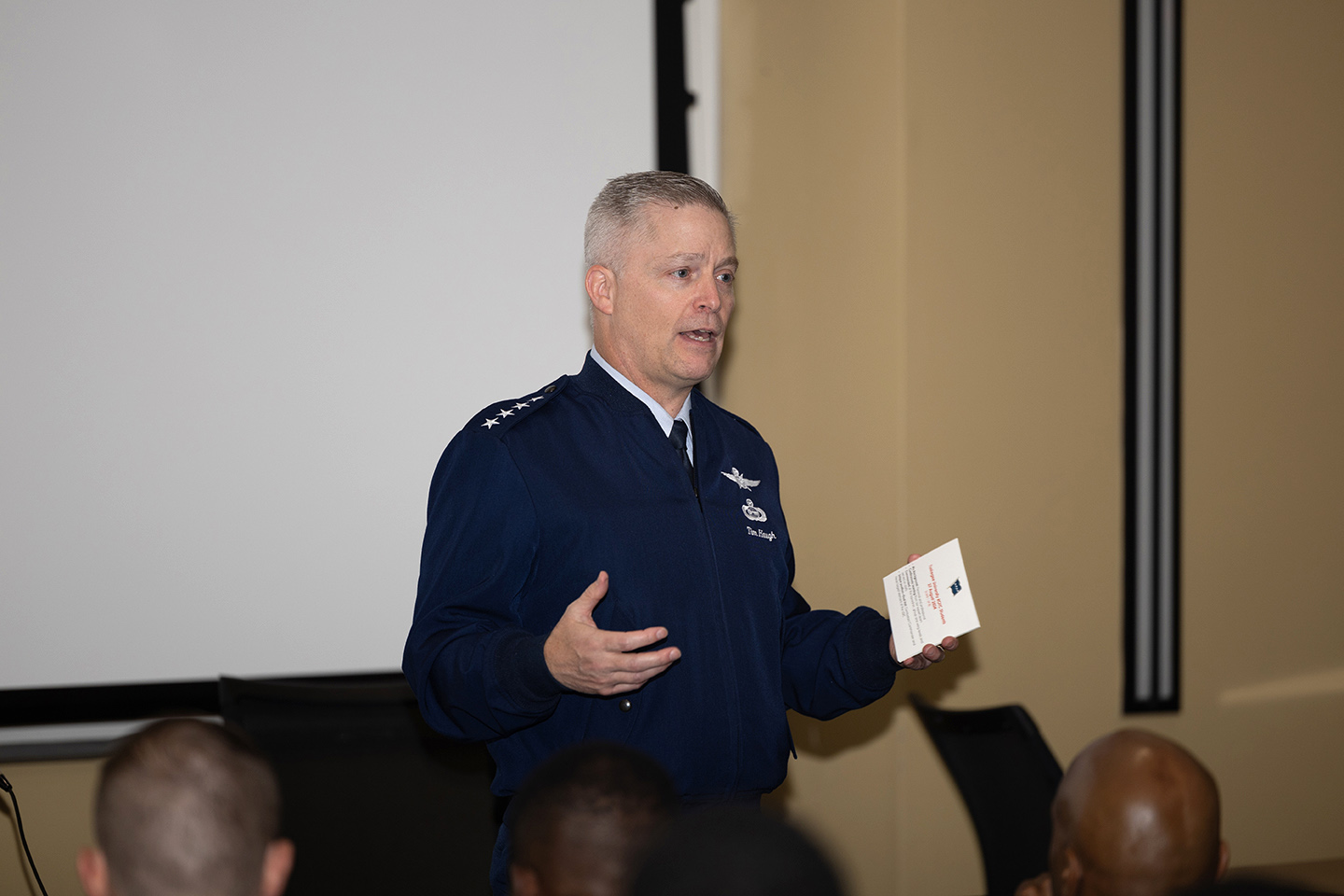General Timothy D. Haugh at Tuskegee.