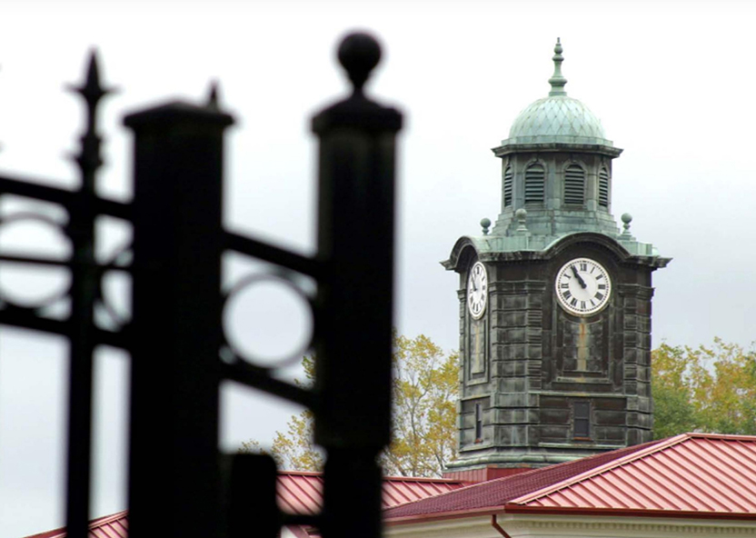 Clock tower on campus