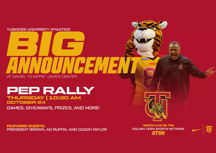 Big Announcement and Pep Rally graphic
