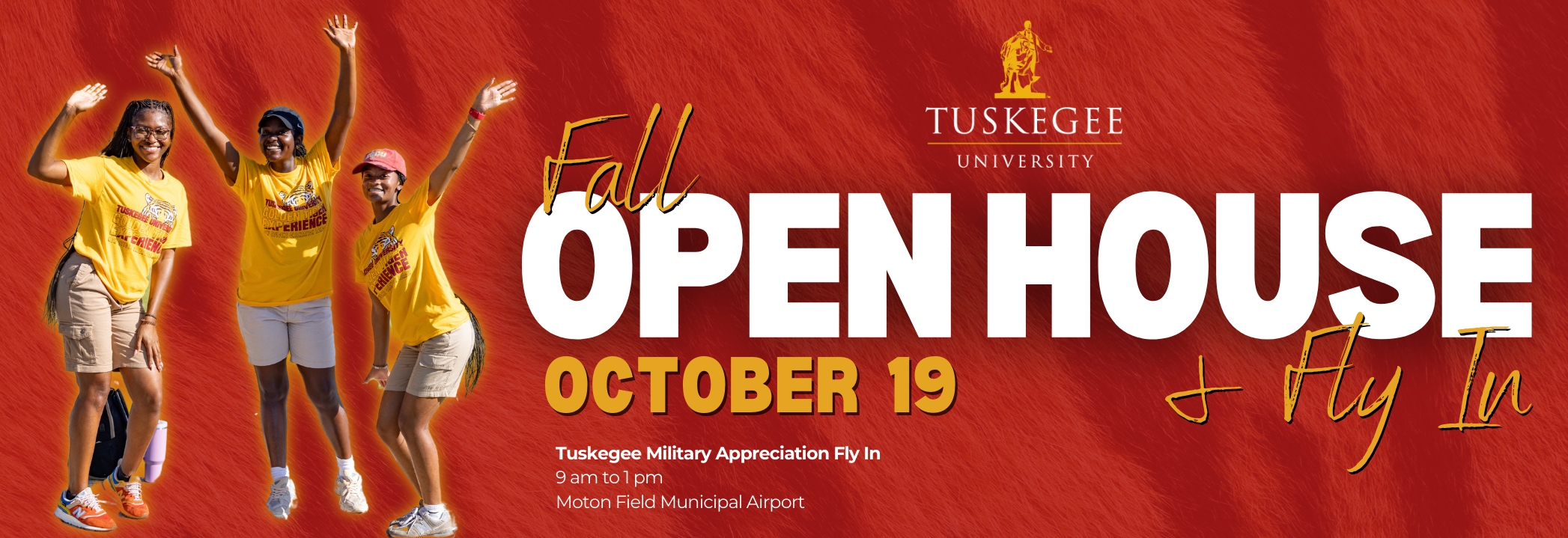 Graphic announcing Fall Open House