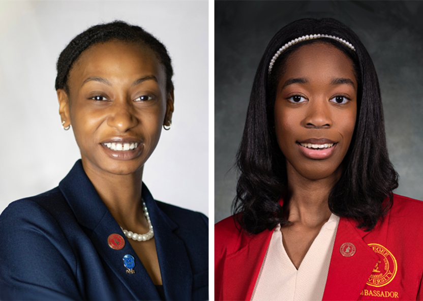 Headshots of Long and Fuller