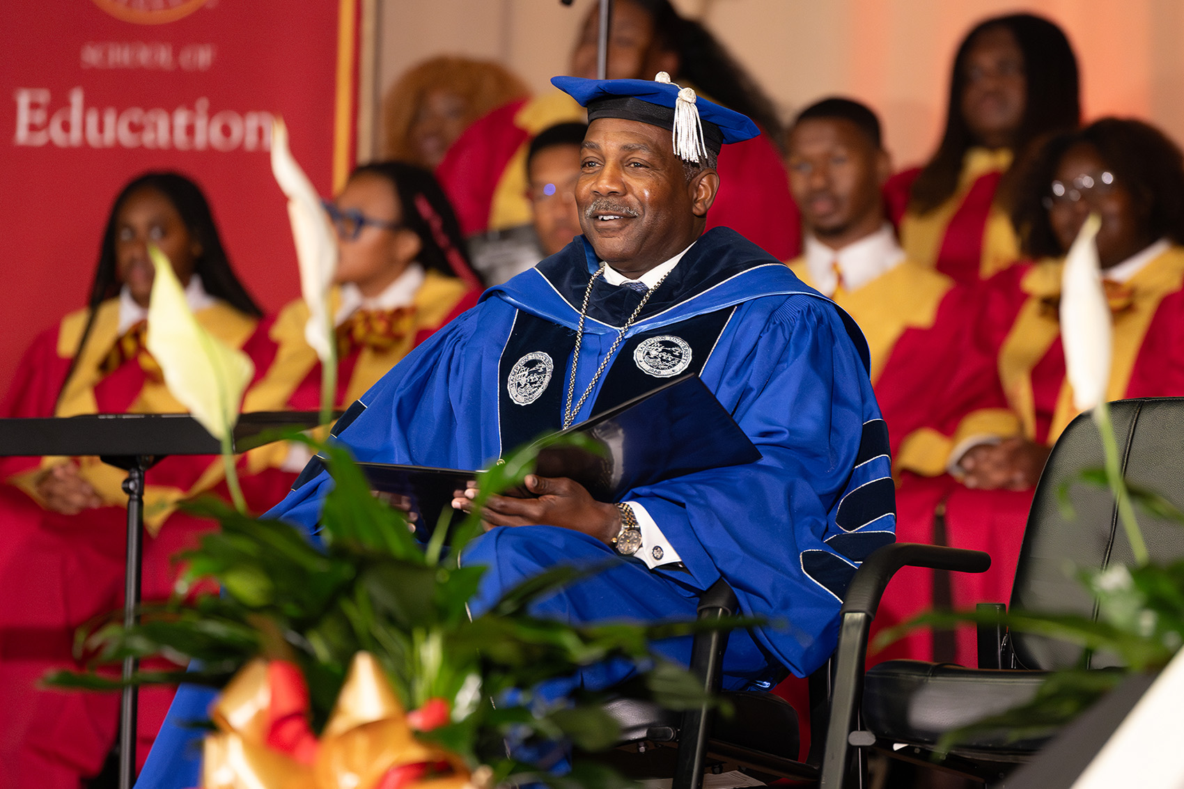 Founders' Day speaker, Hampton University President Darrell K. Williams