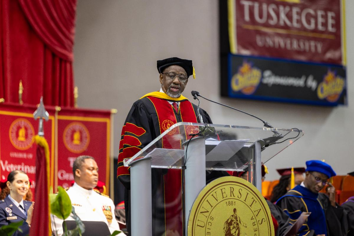 Dr. Mark Brown at Commencement