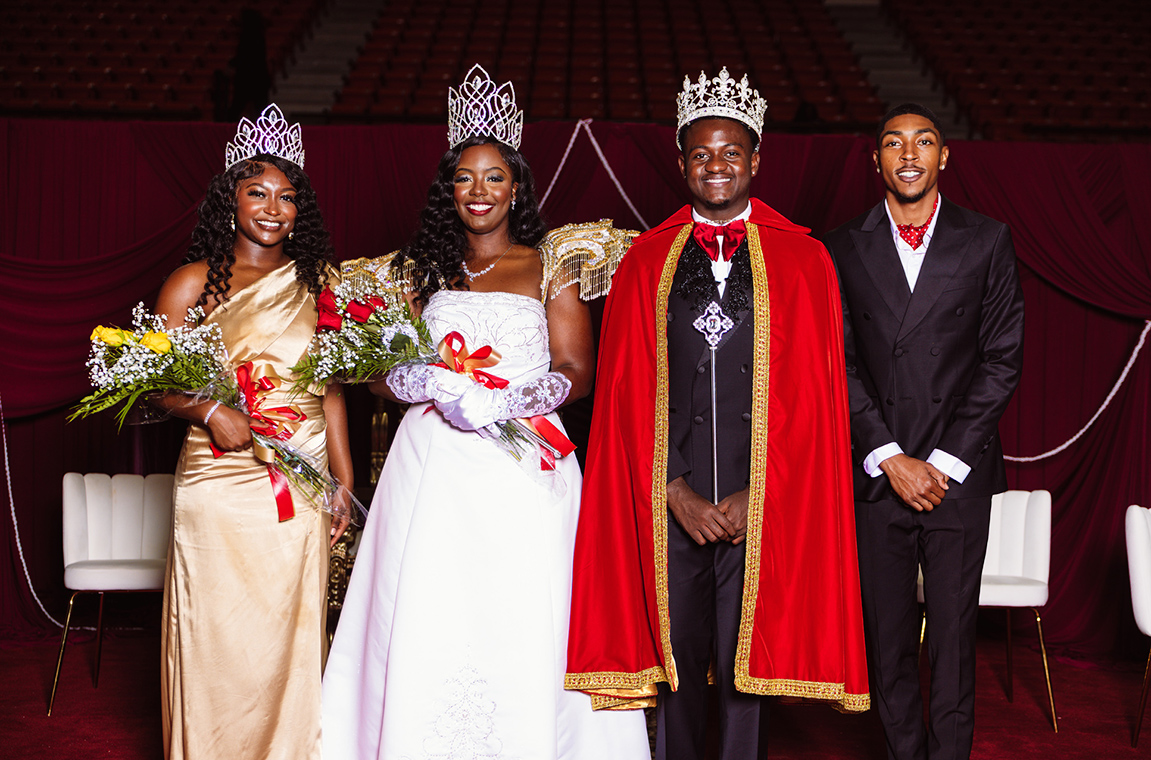 Tuskegee University Royal Court at the Homecoming Gala