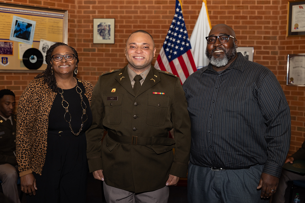Cadet during commissioning