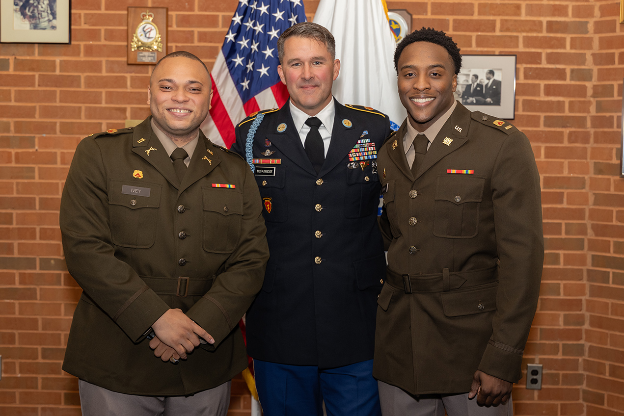 Cadets with Commander