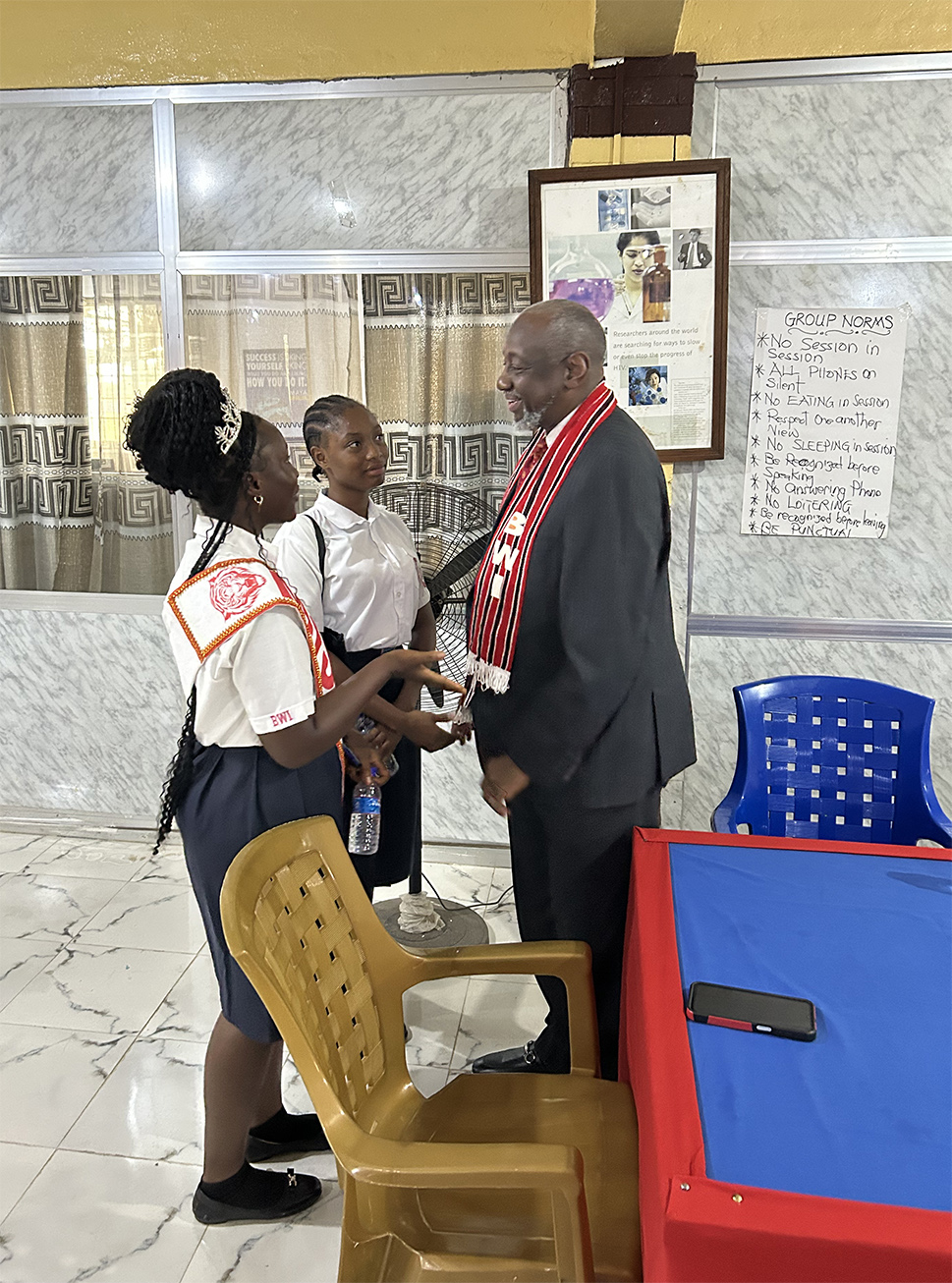 Students at BWI Liberia
