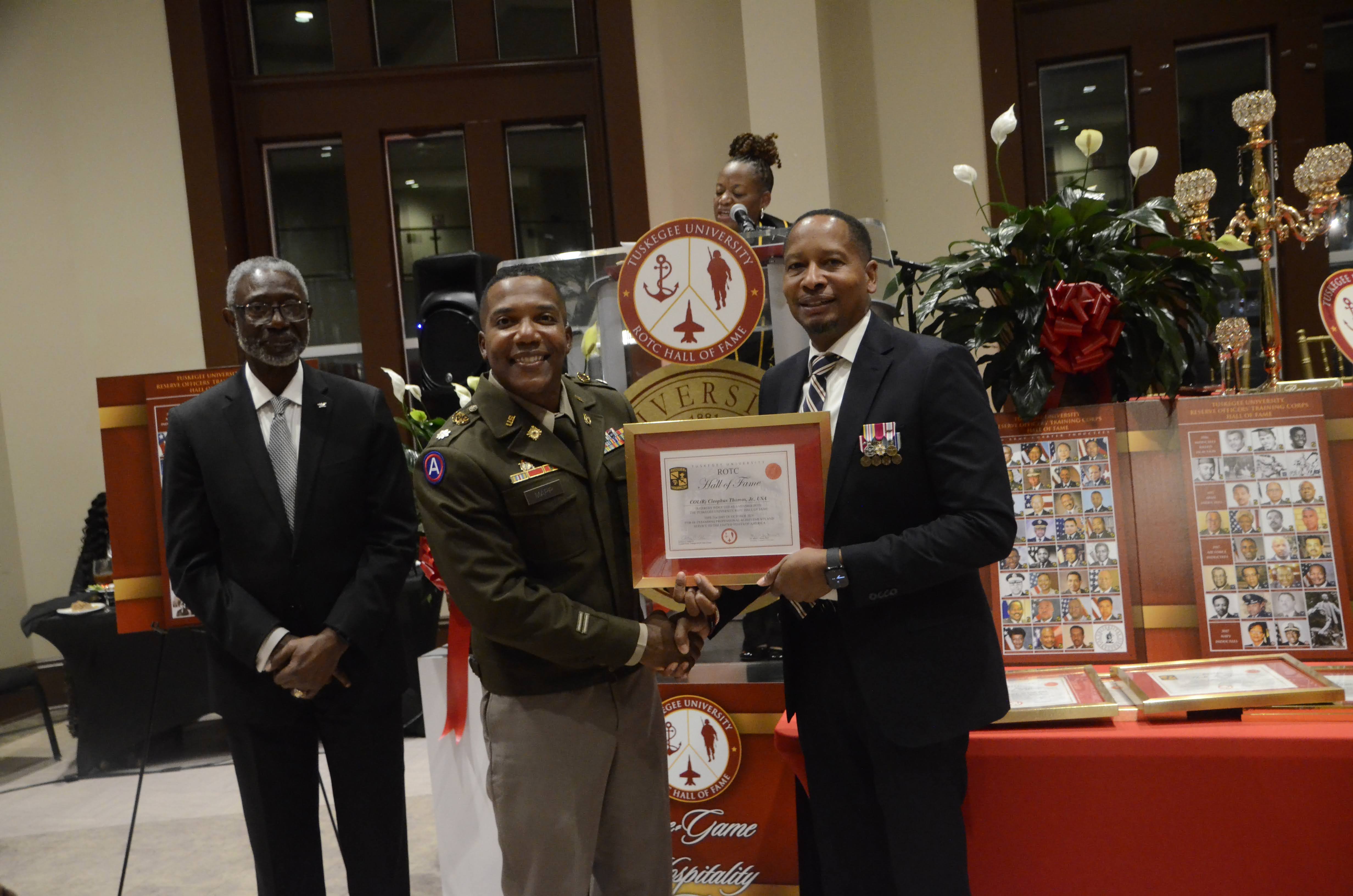 Another honoree receiving award at the ceremony