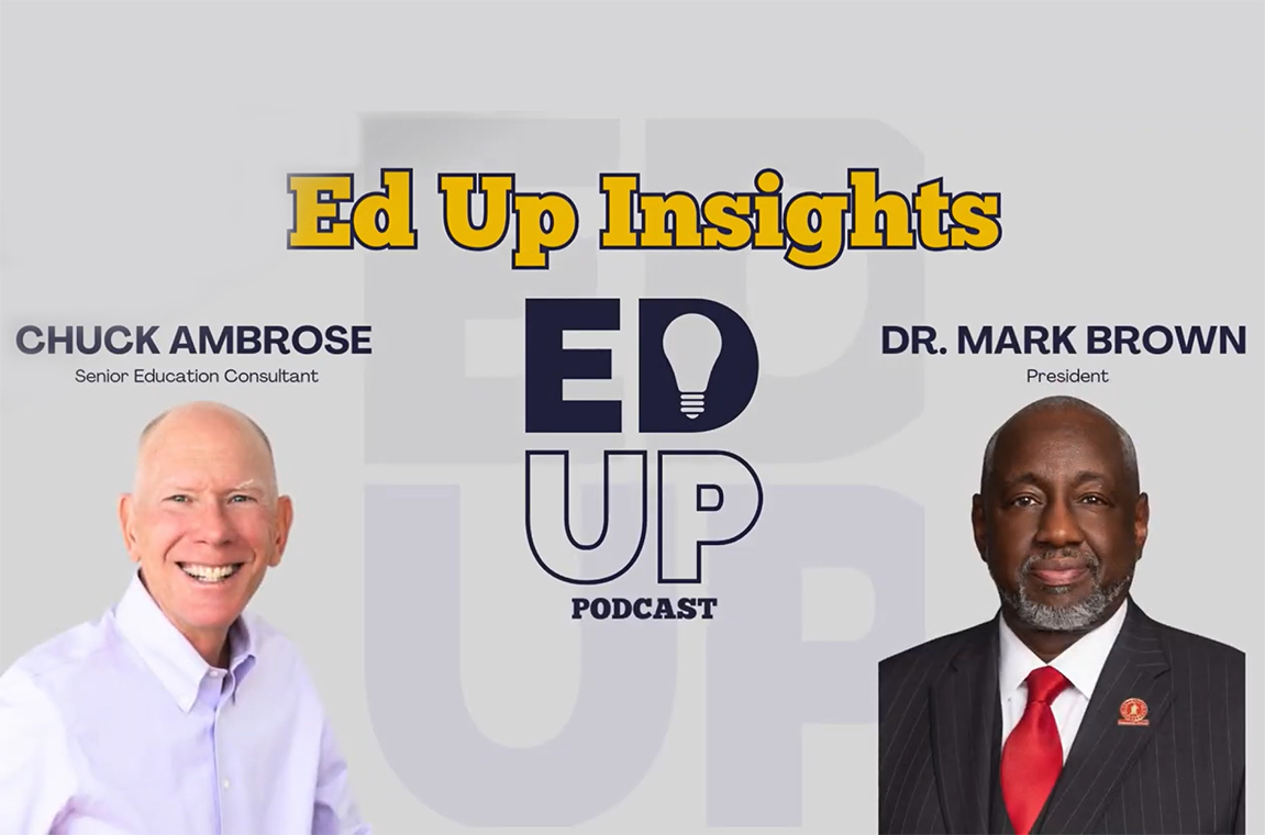 Dr. Brown featured guest on EdUp Insights podcast