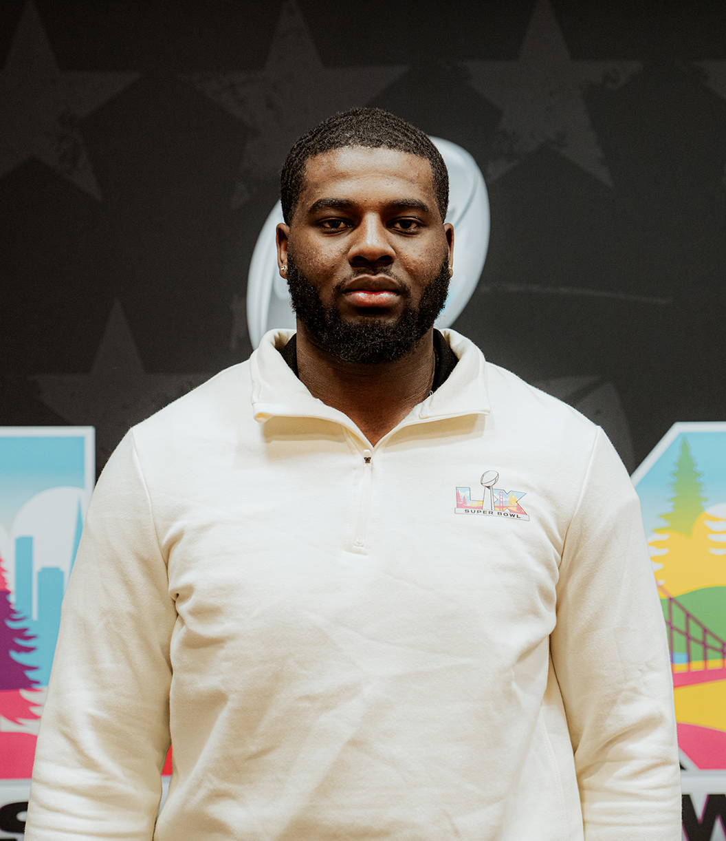 Terrance Jordan at the Super Bowl