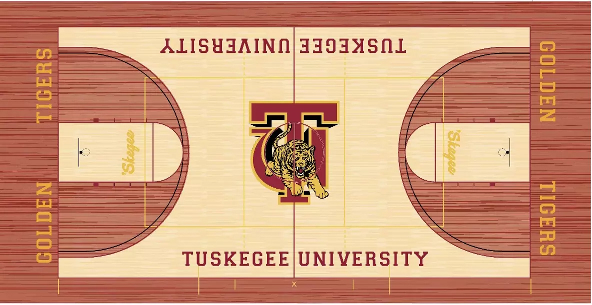 Chappie James arena floor