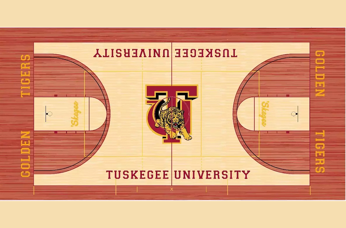 Chappie James arena floor