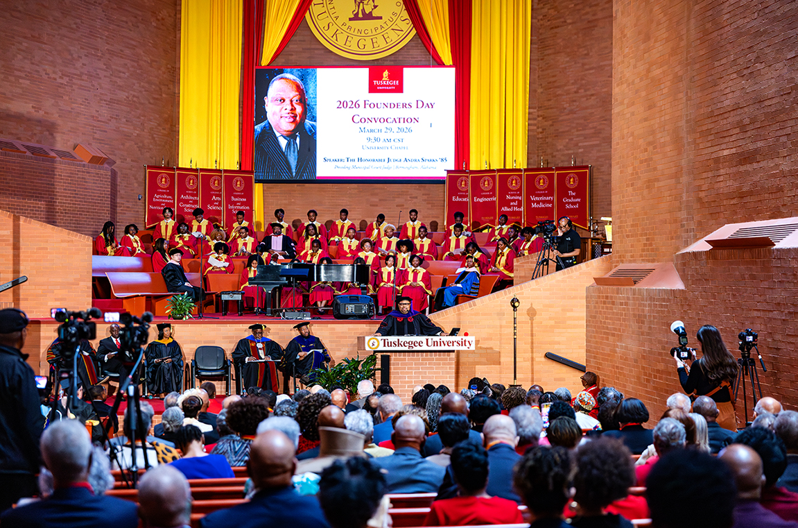 Audience, choir and speakers at the Annual Founders Day Convocation 2026