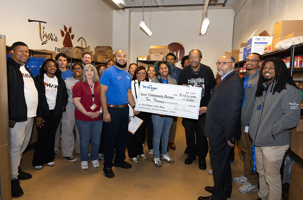 Kroger donation to student food pantry