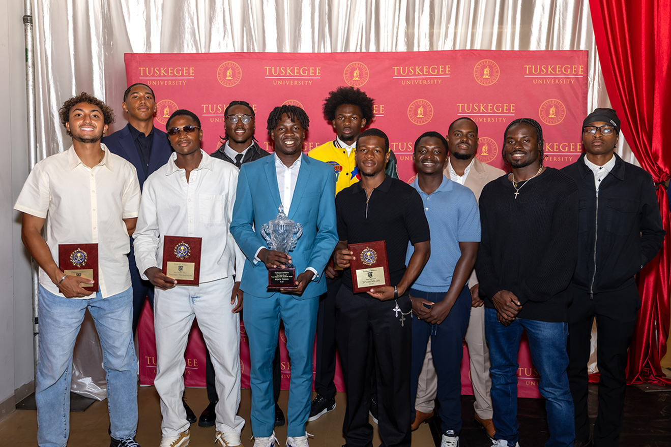 Students at Athletics Banquet