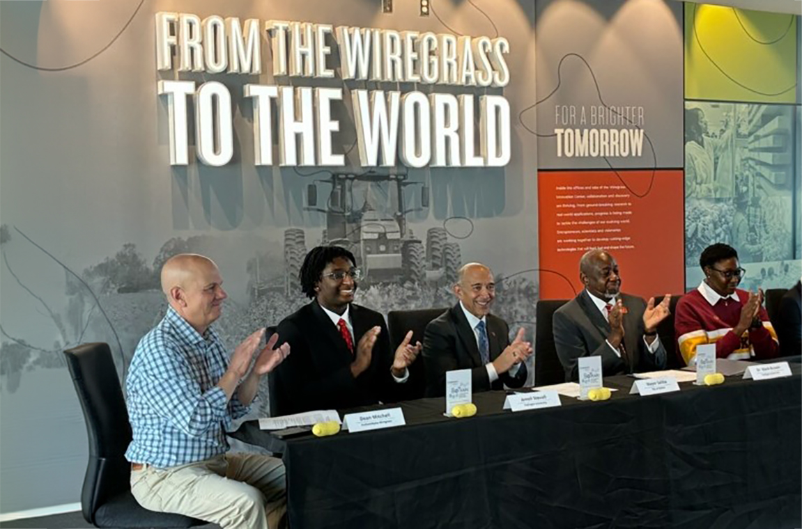 Dr. Mark A. Brown and other participants at the Dothan event