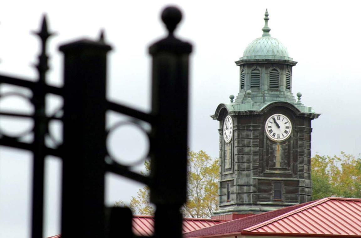 Clock tower on top of White Hall